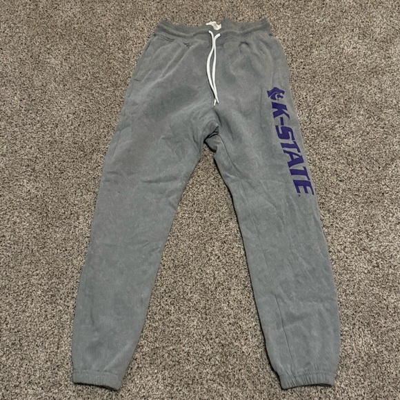 K-State Gray Joggers - Picture 1 of 11